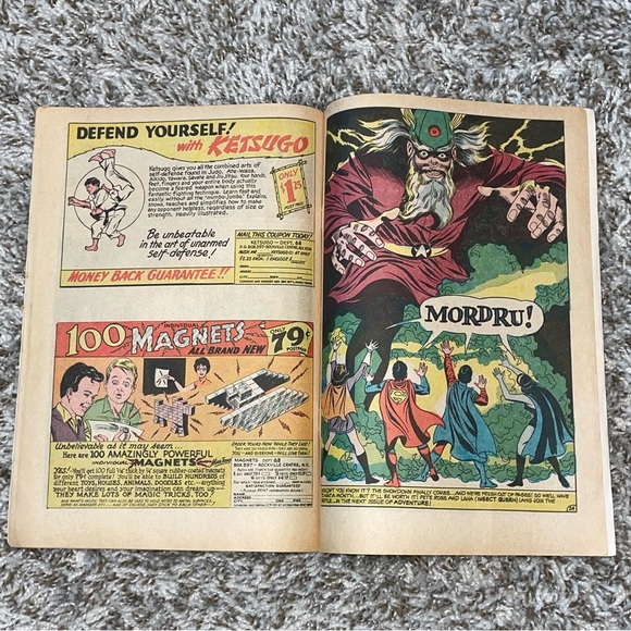 VINTAGE 1968 DC COMICS Adventure Comics Superman 1st App Mordru Silver Age #369 - Picture 9 of 10